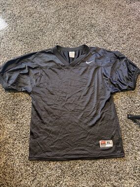 Nike Men’s Black Mesh V-Neck Short Sleeve Jersey